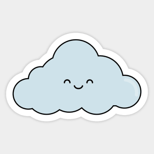 Kawaii Cloud Sticker